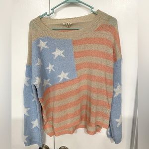 American Flag Sweater